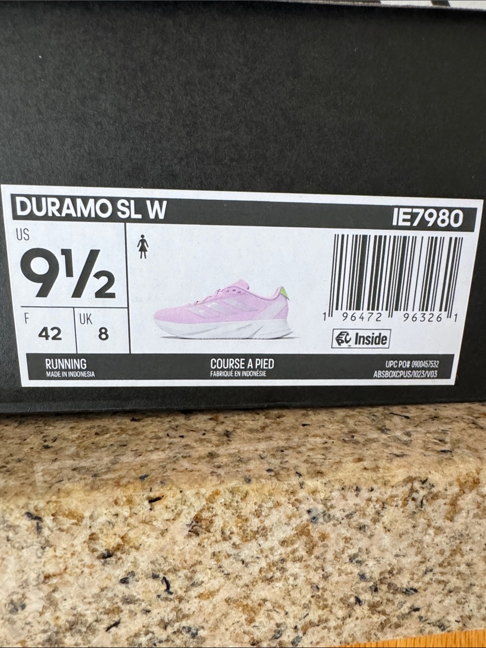 Adidas Duramo SL, Bliss Lilac/Zero Metallic/Silver Dawn Women’s 9.5 BRAND NEW - Picture 14 of 14